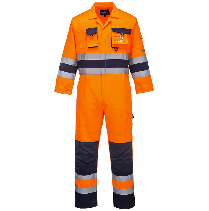 Hi-Vis Contrast Work Coverall (TX55)-1