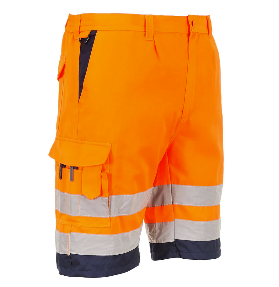 Hi-Vis Lightweight Polycotton Shorts-1