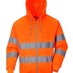 Hi vis orange hoody